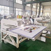 Machines informatisées à tête unique pour broderie de perles et de cordons, grande zone de travail industrielle 1200/1500x800mm, 12 à 15 couleurs