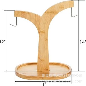 Estante de Madera con Forma de Plátano para Frutas, Organizador de Cocina, Fácil de Montar, Giratorio, Multiusos - Product Image 2