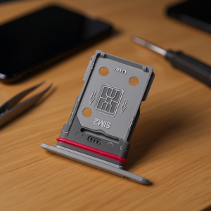 Tiroir de carte SIM Oppo pour Find X2 Pro, pièce de rechange grise - Product Image 2