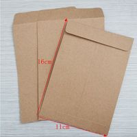 Nouvelle enveloppe en papier Kraft brun de haute qualité, emballage postal imprimé personnalisé certifié fuchsia