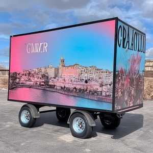 Nuevo Remolque de Comida Móvil Retro para Venta Ambulante y Catering, Ideal para Café - Product Image 3