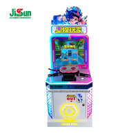 Machine de jeu d'arcade de course de moto pour enfants, à pièces, en métal, garantie 1 an, langue anglaise