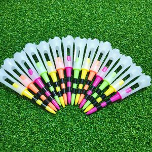 <b>Golf</b> Tees 83mm Soft Plastic Striped Colorful For <b>Golf</b> Practice And Play - Product Image 1