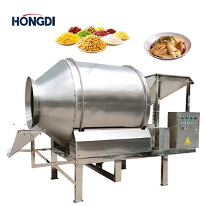 Mezcladora de Tambor de 50 kg, Secadora por Aire Caliente con Pulverización de Líquido, Máquina Mezcladora Rotativa Automática para Productos Químicos, Plásticos y Procesamiento de Alimentos, Alta Seguridad - Product Image 2