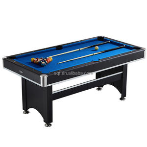 <span class=keywords><strong>Mesa</strong></span> de <span class=keywords><strong>Billar</strong></span> Snooker Clásica 3 en 1 S.Q.F de 1.83m, Multijuego con Pool, <span class=keywords><strong>Ping</strong></span>-<span class=keywords><strong>Pong</strong></span> y <span class=keywords><strong>Comedor</strong></span> con Patas de Madera Maciza - Product Image 5