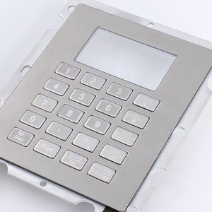 Tùy chỉnh thép không gỉ không thấm nước công nghiệp kim loại 4x3 ma trận số kỹ thuật bàn phím - Product Image 5