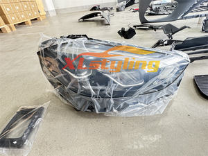 XLstyling Car Conversion W206 C63 Kit de carrosserie de pare-chocs avant arrière pour Mercedes Benz W205 Upgrade Hood Phares Fenders BodyKit - Product Image 5