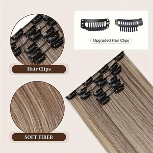 100% Nga Con người Remy tóc Clip Ins bán buôn clip trong phần mở rộng tóc Trinh Nữ tóc con người mở rộng - Product Image 6