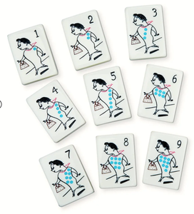 Mahjong en papier personnalisé à triple dos brillant pour cadeau - Product Image 2