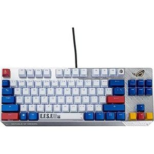 สำหรับ ROG Strix scope tkl GUNDAM Edition คีย์บอร์ดสำหรับเล่นเกมแบบกลไกมีสาย RGB แบ็คไลท์ป้องกันแสง ghosting สีน้ำเงินโปรแกรมได้ - Product Image 2