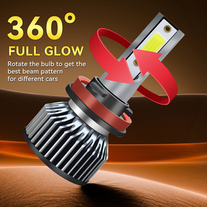 Miễn phí vận chuyển chúng tôi địa phương Chứng Khoán xe COB <span class=keywords><strong>Led</strong></span> Đèn Pha H1 H3 H7 H4 9005 9006 H8 H11 360 độ đèn <span class=keywords><strong>LED</strong></span> cho xe đèn pha bóng đèn - Product Image 4
