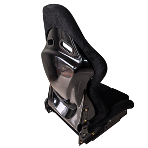 Asiento de Carreras de Lujo Ajustable con Rieles Deslizantes de Terciopelo, Asiento de Butaca de Fibra de Vidrio Modificado con Respaldo Ajustable, Asientos de Coche Modificados - Product Image 2