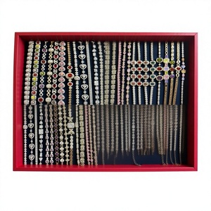 Assortiment de bracelets vintage plaqués or, sans ternissement, avec pierres naturelles, géométriques, <span class=keywords><strong>chrétiens</strong></span>, unisexes, en alliage - Product Image 1
