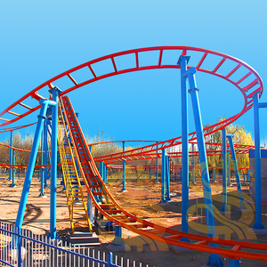 قطار الملاهي بأسعار منخفضة، قطار الملاهي الكبير المجنون للبالغين، قطار الملاهي العائلي للحدائق الترفيهية للبيع - Product Image 3