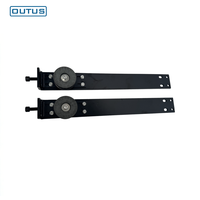 Système de porte coulissante télescopique automatique OUTUS pour entrée de bâtiment commercial