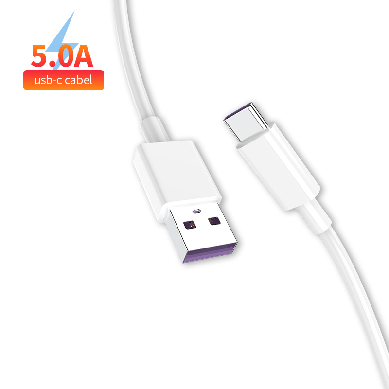 DataRoad Custom 1m 10 feet 5A TPE Super USB-C To USB Data Fast Charging Cable For Android Phones