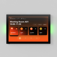 Nuevo Panel de Control de 10.1 Pulgadas con PoE para Montaje en Pared, Tableta Programadora para Salas de Reuniones con LED RGB, RS485, Instalación Segura Antirrobo con Tornillos