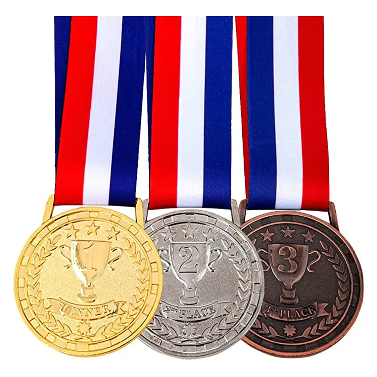 Hete Verkoop Gegraveerde Medailles Hanger Display Met Doos Lint Lanyard Goud 3d Custom Metalen Sport Boksen Medaille Te Koop