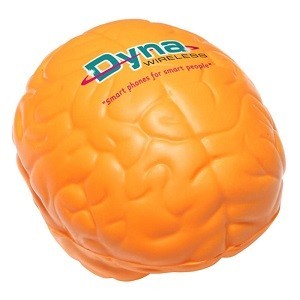 Pallina Antistress a Forma di Cervello in PU con Stampa Logo - Product Image 5