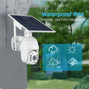 S10 Wireless Solar Powered Ubox 4G 360 PTZ Outdoor IP Cameras PIR Sensor WIFI CCTV <b>Battery</b> With SIM Card Solar <b>Camera</b> S10 Solar - Product Image 4