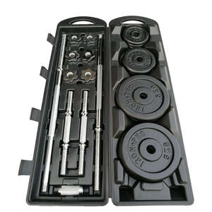 바벨 주철 역도 덤벨 <span class=keywords><strong>40kg</strong></span> 조정 가능한 운동 덤벨이있는 피트니스 장비 덤벨 세트 - Product Image 4