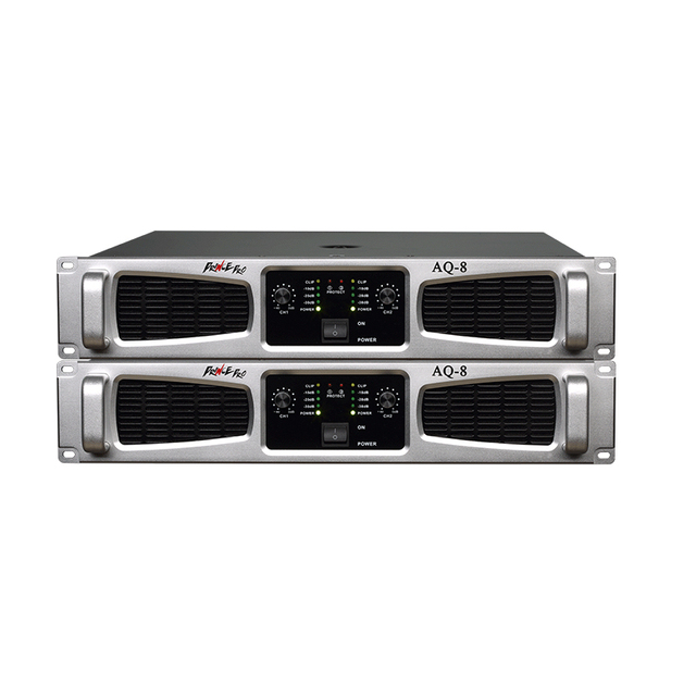 High-Fidelity Pure Power Amplifier (2-Channel) - 1200W/1600W/1800W Stereo Main Amp for Passive Speakers