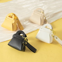 Portable Mini Porte-clés Sac Multifonctionnel Mode Bracelet Portefeuille Porte-clés En Cuir Sac Chaîne pour Sac Charme