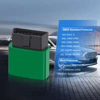 Escáner de Diagnóstico de Fallas de Automóvil VLinker FD VGATE OBD2 Bluetooth 3.0 con Pantalla LCD Verde