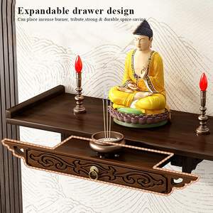 แท่น<span class=keywords><strong>วาง</strong></span>แท่นบูชาพระพุทธรูปติดผนังโต๊ะไ<span class=keywords><strong>ม</strong></span>้สำหรับศาลเจ้าพูจาพร้อ<span class=keywords><strong>ม</strong></span>ลิ้นชัก - Product Image 4