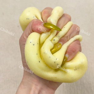 Balle moelleuse en purée de pommes de terre Chiboki, jouet anti-stress à presser fait main, texture douce comme la vaseline, non rebondissante, à façonner - Product Image 5