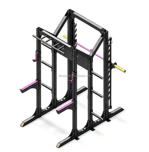 Machine Smith Modulaire Intégrée à Combinaison Libre, Fourniture d'Usine, Rack Extensible en Acier Épais 75*75, Équipement de Fitness pour Salle de Sport - Product Image 2