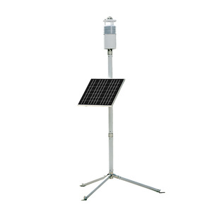 Sistema de Estación Meteorológica Portátil con Panel Solar IP65 RS485, Registrador de Datos Ambientales para Exteriores de un Solo Canal - Product Image 1