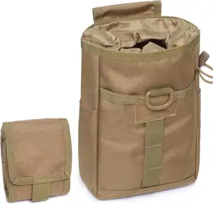 Outdoor storage bag tactical MOLLE foldable pouch outdoor survival waterproof pouch