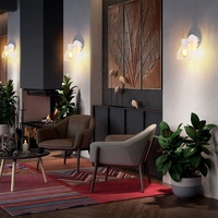 Spot mural E14 moderne vintage orientable à tête unique en métal blanc pour salon et chambre à coucher (vente en gros)