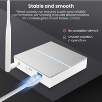Passerelle filaire Tuya Zigbee LangYeao, Hub de pont intelligent pour la maison, prend en charge 128 appareils, antenne à gain élevé et contrôle à distance via application