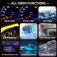 Escáner OBD2 V539 Actualizado, Lector de Códigos de Falla de Automóvil con Alimentación USB para Vehículos con Protocolo OBD II desde 1996, Energía Eléctrica