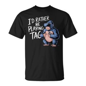Preferiría estar jugando a Tag Vr Gaming Fun T-Shirt - Product Image 1