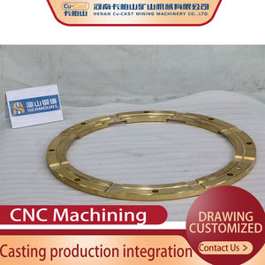 Joint de butée de roulement sans huile en bronze autolubrifiant résistant à l'usure pour les concasseurs traitement de coulée pour les pièces de machines minières - Product Image 3