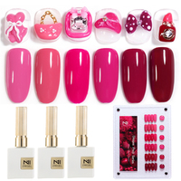ZRKGEL Trending Dragon Fruit Gel Polish 6 Kleuren Set TPO HEMA Vrij Hoge Kwaliteit Nagellak Gel Groothandel Langdurige Nagellak