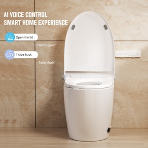 Inodoro Inteligente de Una Pieza con Sensor Automático y Control por Voz, Cerámico, Montado en el Suelo, con Certificación CUPC y ETL para América del Norte - Product Image 4
