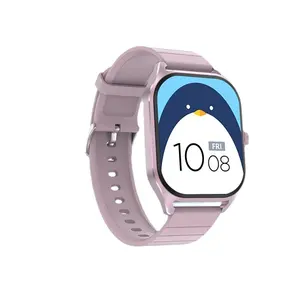 Smochm reloj inteligente AMOLED cuadrado brújula Bluetooth llamada voz asistente femenino oxígeno en sangre impermeable 150 + Deportes Smartwatch