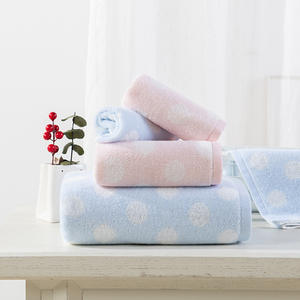 Serviette de bain pour enfants en pur coton 30x55 cm, couleur unie, douce pour la peau, usage domestique - Product Image 2