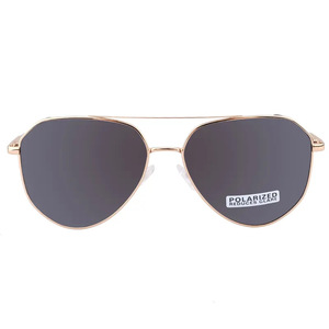 Lunettes de soleil aviateur à monture métallique intégrale, protection UV400, unisexe adulte, protection solaire, emballage personnalisé 2024 - Product Image 2