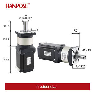 Motor paso a paso de precisión Nema23 <span class=keywords><strong>HANPOSE</strong></span> de alta calidad para impresora 3D, 2.8A 189N.CM, 23HS4128/5628/7628/10028-HG10 - Product Image 4