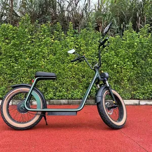 Sepeda listrik kuat, sepeda jalan raya listrik 48V Modern E ban sepeda lemak sepeda listrik dewasa