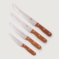 5 ''6'' 7 ''8'' Goedkope Keuken Koken Scherpe Koksmes Slager Met Houten Handvat Voor Vlees Fruit Snijden