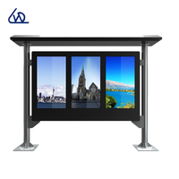 Pantalla LCD TFT Publicitaria para Paradas de Autobús, Personalizada, IP65, 55 Pulgadas, Grande, para Exteriores, Capacitiva, Resistente al Polvo y al Agua