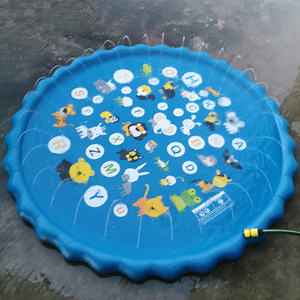 <b>Inflatable</b> Children Water Play Mat 170Cm Blue PVC Outdoor Home Use - Product Image 4