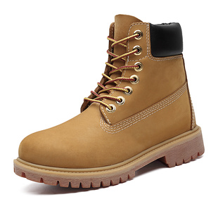 Classic Kick Rhubarb Retro British Style High <b>Boots</b> for Men Women Thick Sole Thermal Features for Winter Autumn <b>Spring</b> Seasons - Product Image 2