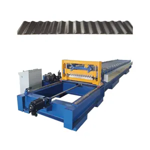 Cheap Metal Roof Sheet Roll Forming Manufacturing Machine Supplier